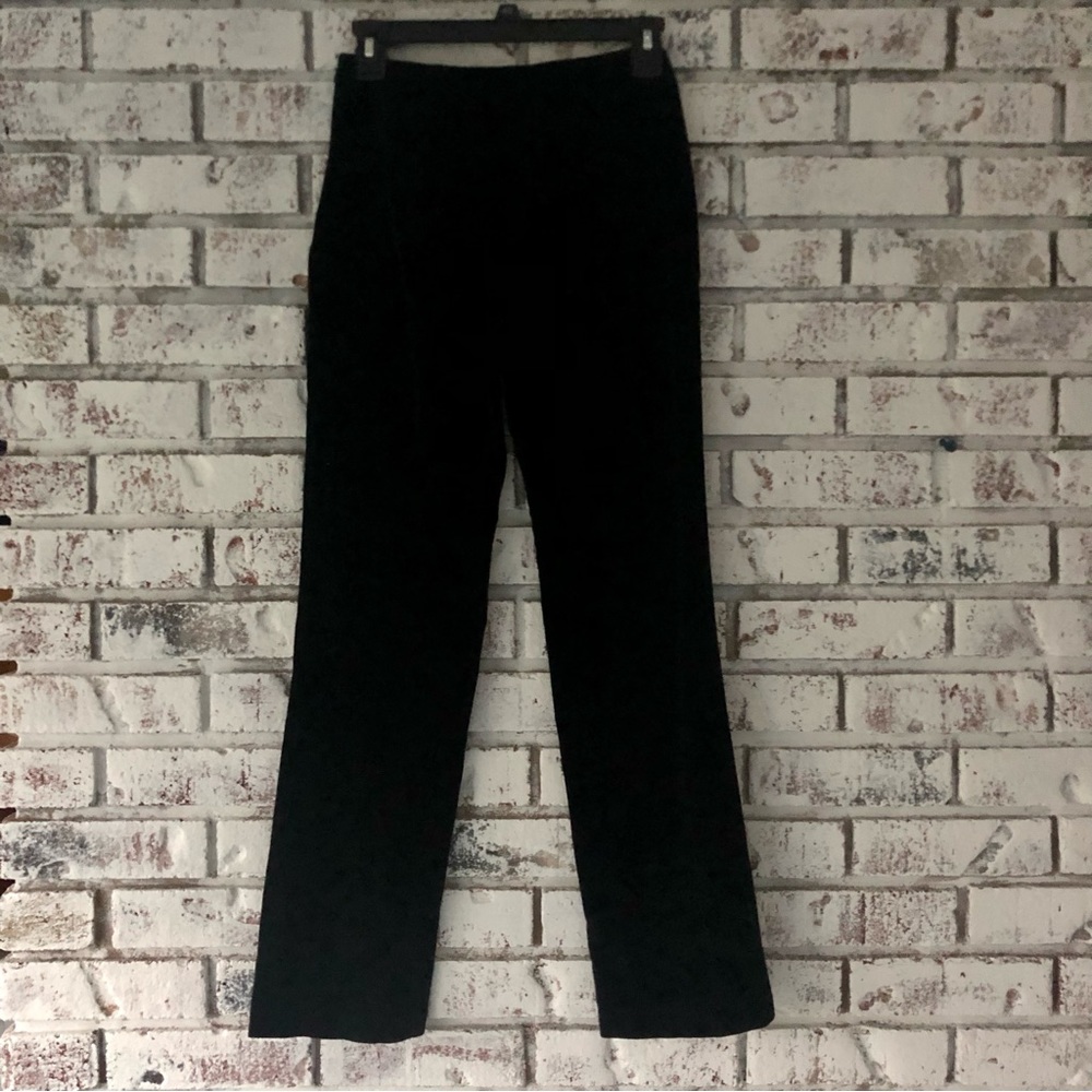 Vintage Banana Republic Black Velvet Pants Size 2